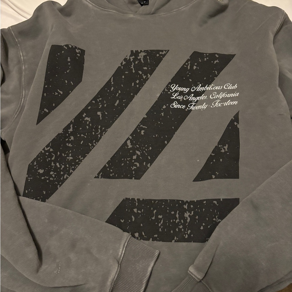YoungLA Heather Gray Hoodie - Picture 3 of 5